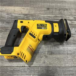 AS-IS DEWALT 20-Volt MAX Lithium-Ion Cordless Compact Reciprocating Saw with Battery 2Ah  Charger and Kit Bag