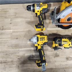 HOUSTON LOCATION - AS-IS DEWALT 4 TOOL COMBO