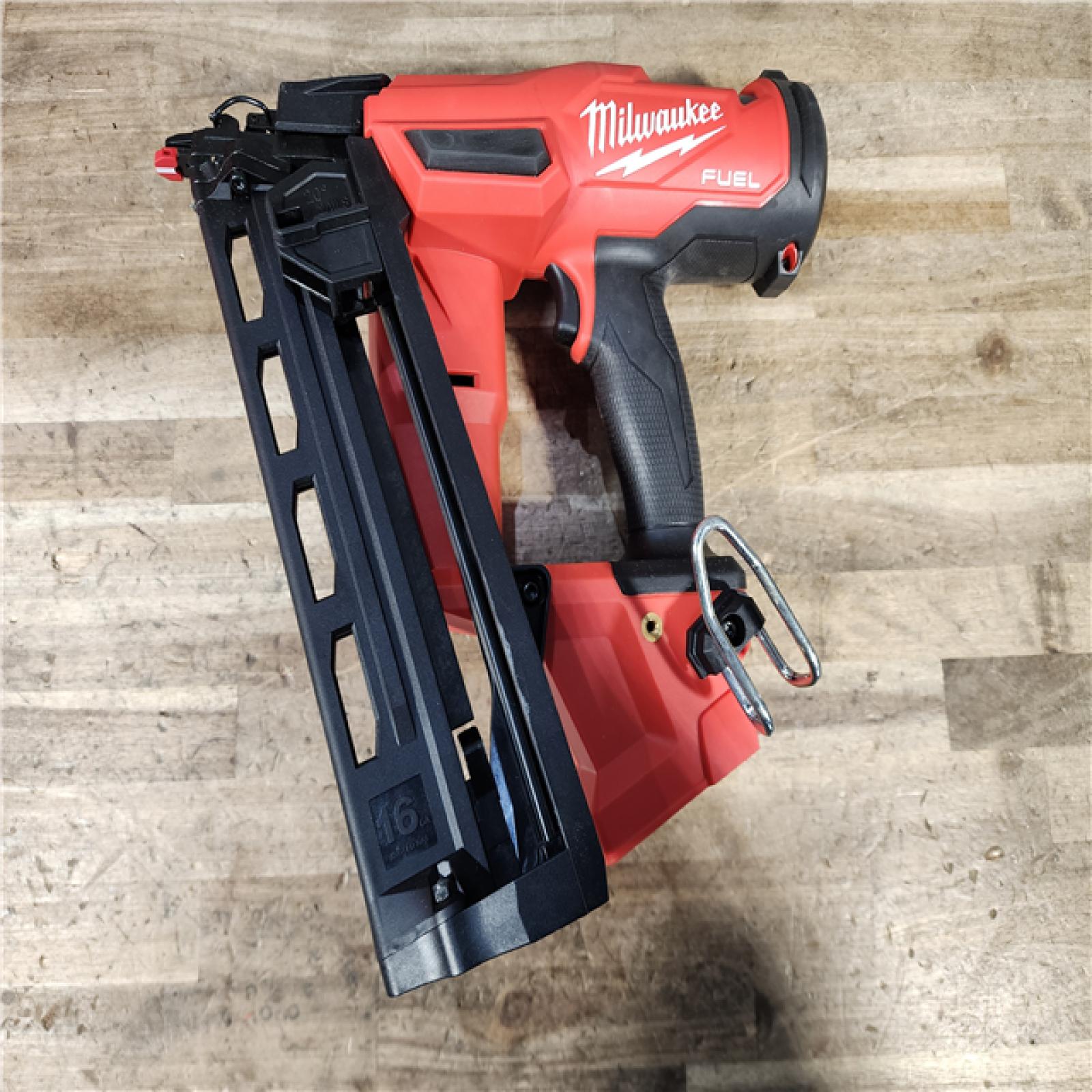 HOUSTON LOCATION - AS-IS Milwaukee FUEL 18-Volt Lithium-Ion Brushless Cordless Gen II 16-Gauge Angled Finish Nailer (Tool-Only)