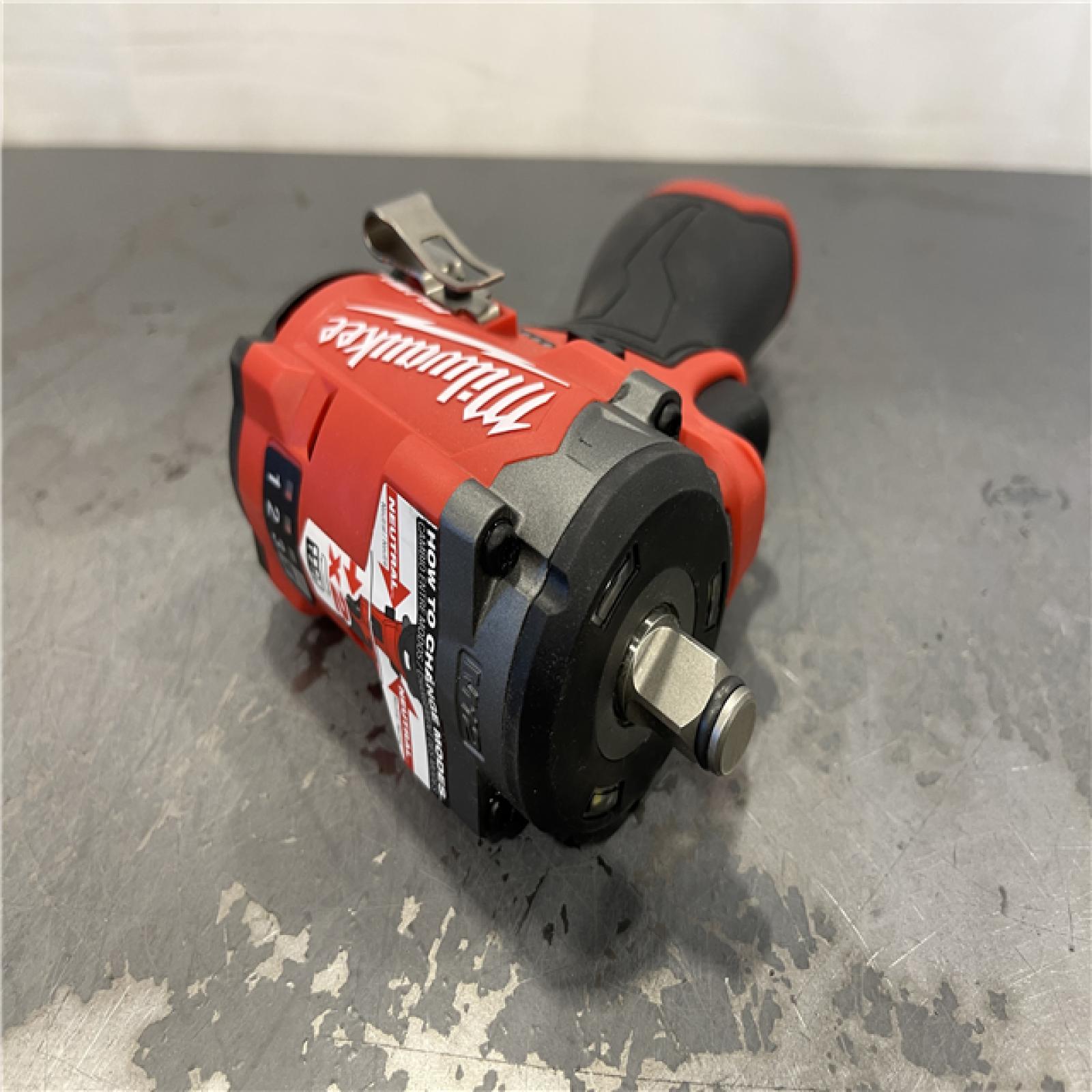AS-IS - Milwaukee M12 FUEL 12V Lithium-Ion Brushless Cordless Stubby 1/2 in. Impact Wrench