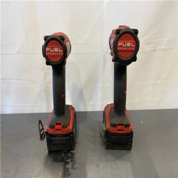 AS-IS - Milwaukee M18 FUEL 18V Lithium-Ion Brushless Cordless Hammer Drill and Impact Driver Combo Kit (2-Tool) with 2 Batteries