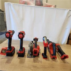 Milwaukee M18 FUEL 18V Lithium-Ion Brushless Cordless Combo Kit with Two 5.0 Ah Batteries  1 Charger  2 Tool Bags (6-Tool)