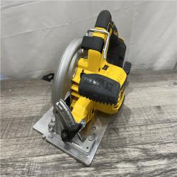 AS-IS DEWALT 20V MAX Cordless Brushless 7-1/4 in. Sidewinder Style Circular Saw with FLEXVOLT ADVANTAGE (Tool Only)