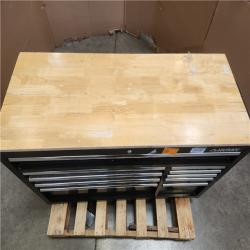Phoenix Husky Modular Tool Storage 52 in. W x 20 in. D Standard Duty Black Mobile Workbench Cabinet