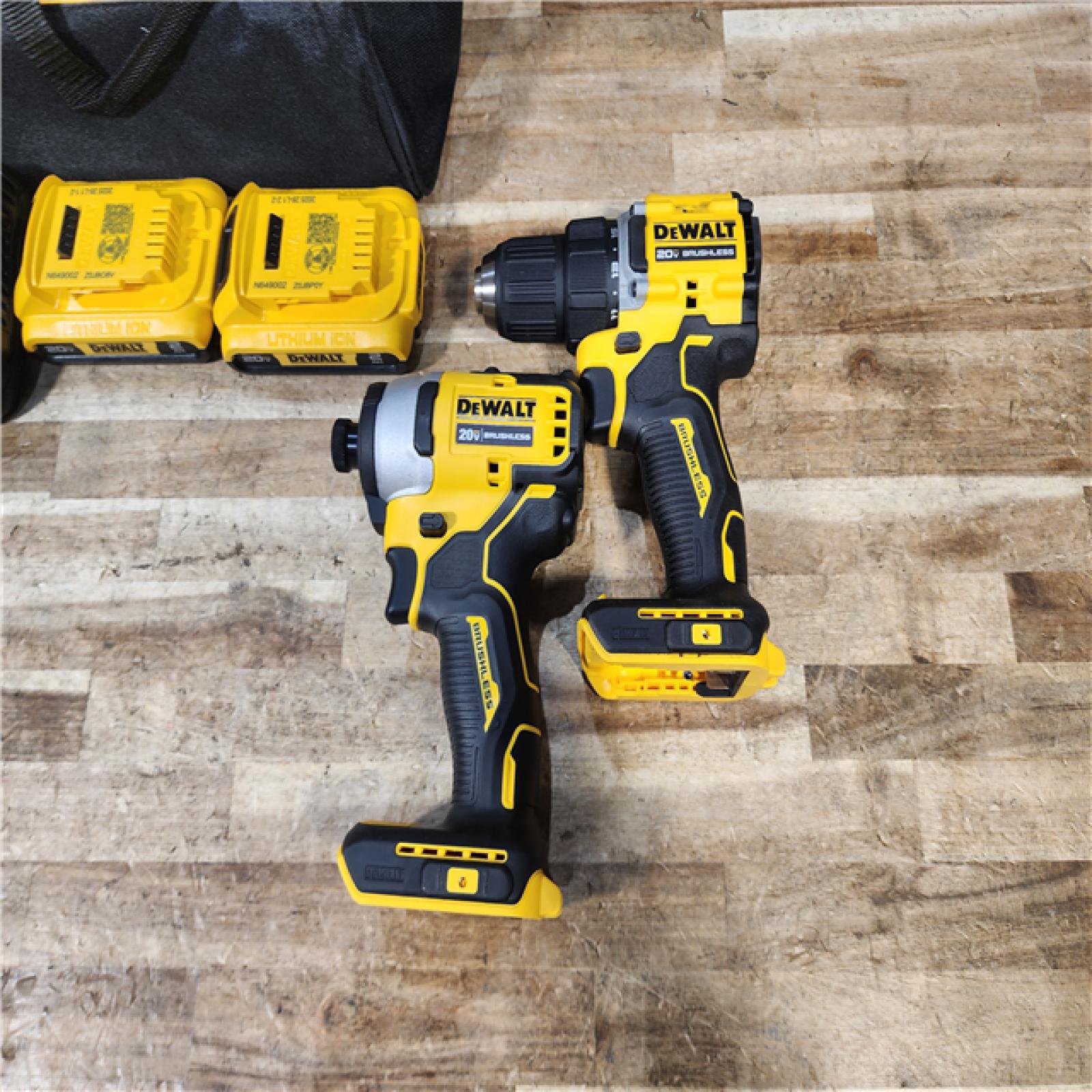 HOUSTON LOCATION - AS - IS DEWALT ATOMIC 20-Volt MAX Lithium-Ion Cordless Combo Kit