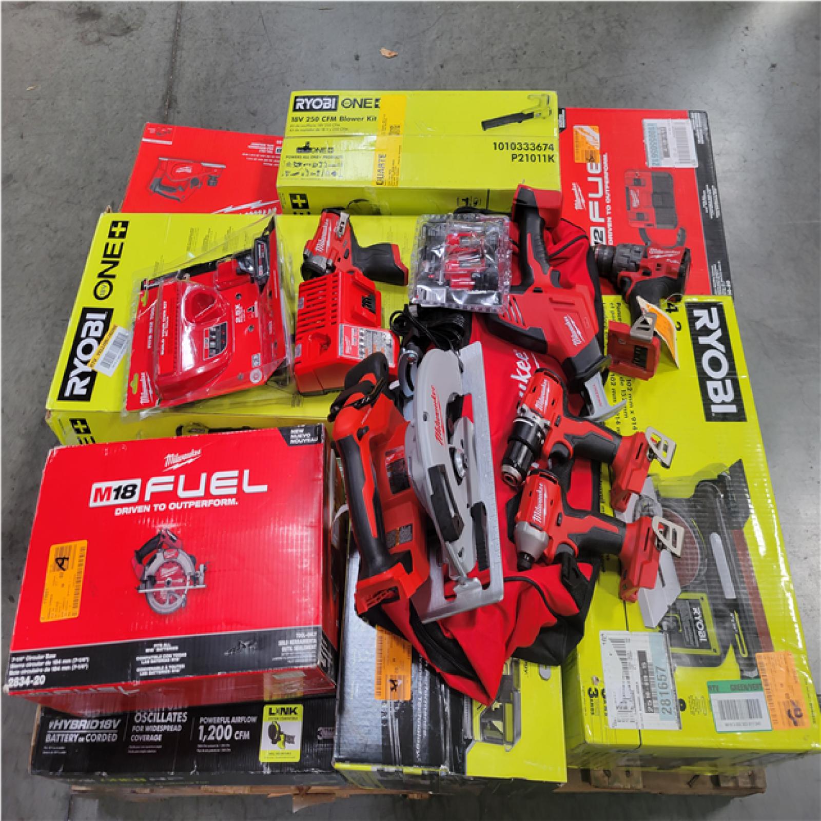 CALIFORNIA AS-IS TOOL PALLET