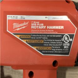AS-IS Milwaukee  FUEL 18V Lithium-Ion Brushless Cordless 1 in. SDS-Plus Rotary Hammer (Tool-Only)