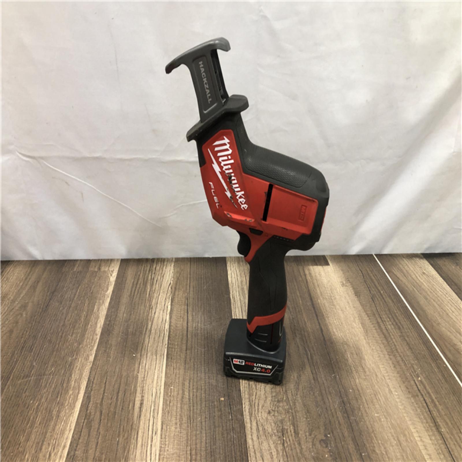 AS-IS Milwaukee FUEL 12V Lithium-Ion Brushless Cordless HACKZALL Reciprocating Saw Kit