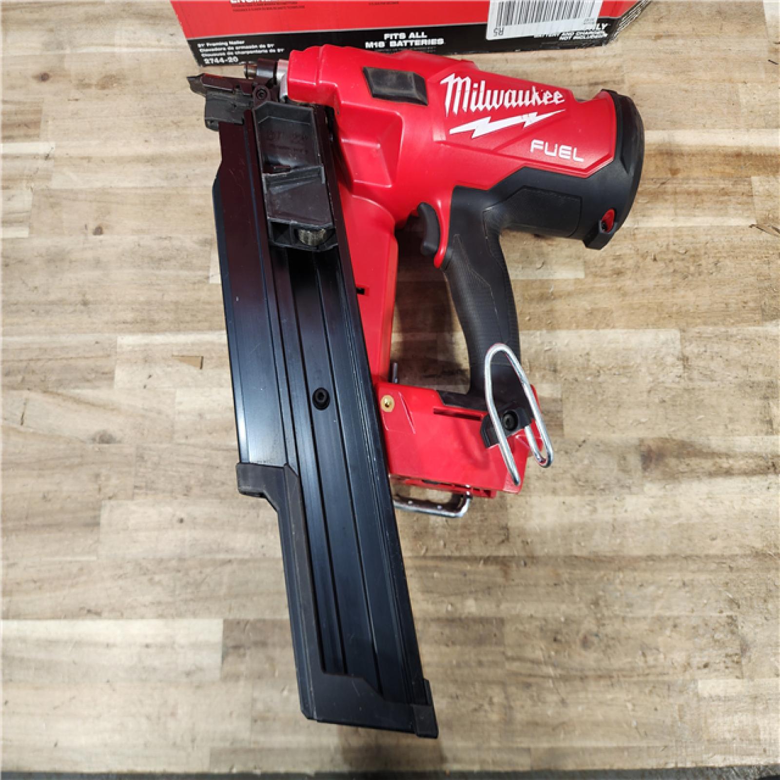HOUSTON LOCATION - AS - IS Milwaukee FUEL 3-1/2 in. 18-Volt 21-Degree Lithium-Ion Brushless Cordless Framing Nailer (Tool-Only)