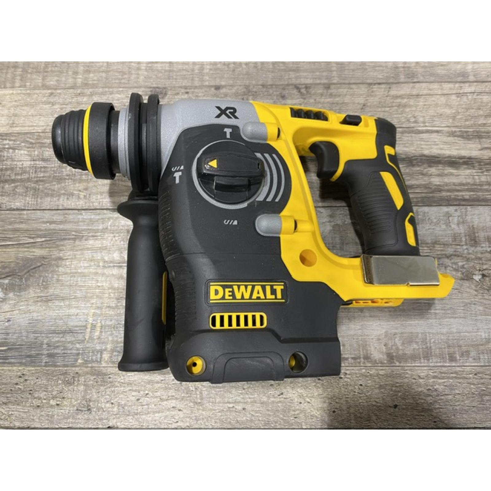 AS-IS DEWALT 20V MAX XR Cordless Brushless 1 in. SDS Plus L-Shape Rotary Hammer (Tool Only)