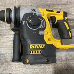 AS-IS DEWALT 20V MAX XR Cordless Brushless 1 in. SDS Plus L-Shape Rotary Hammer (Tool Only)