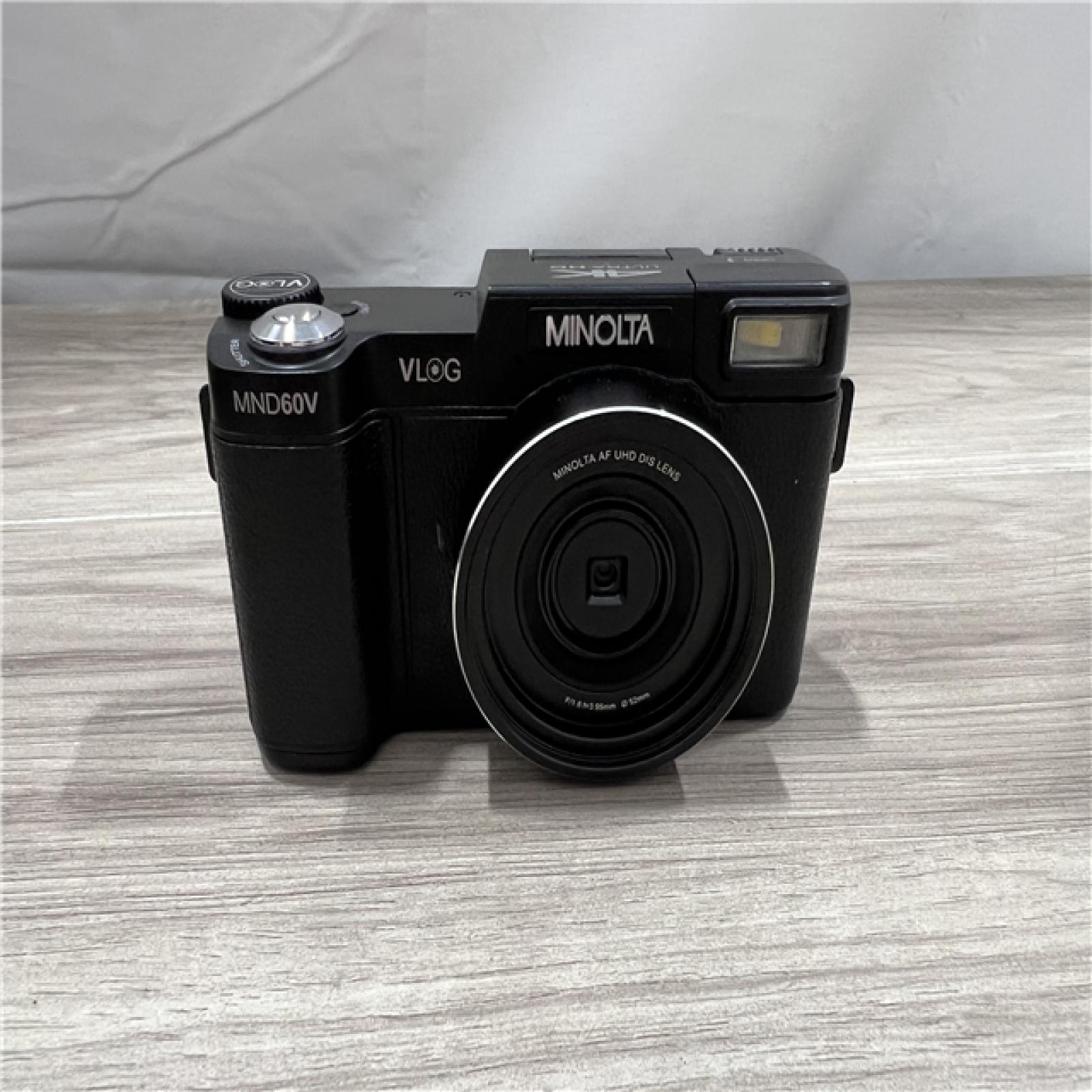 AS-IS Minolta - VLOG MND60V 64.0 Megapixel 4K Video Digital Camera