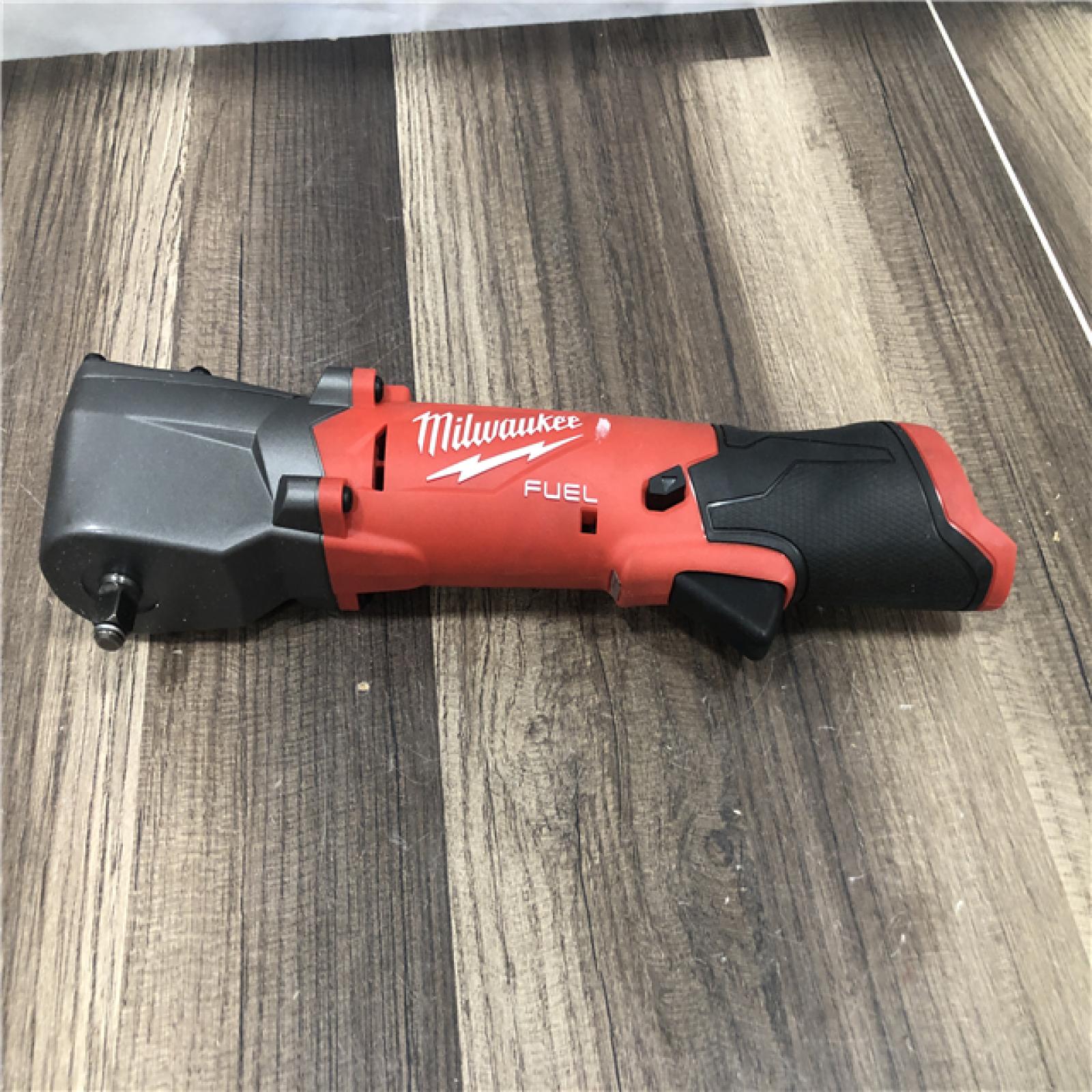 AS-IS Milwaukee  FUEL 12V Lithium-Ion Brushless Cordless 3/8 in. Right Angle Impact Wrench (Tool-Only)