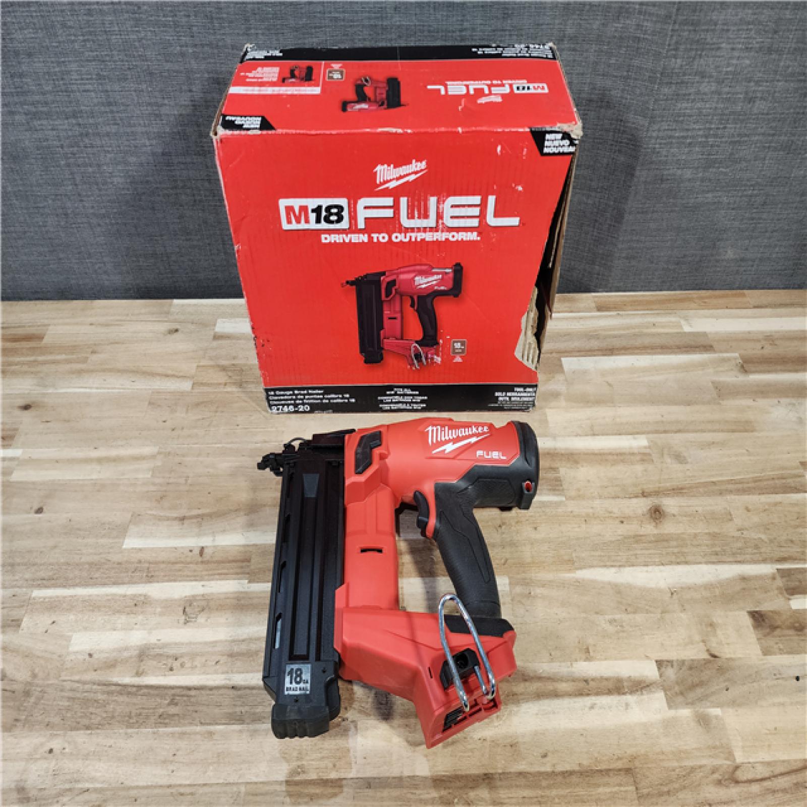 HOUSTON LOCATION - AS-IS Milwaukee FUEL 18-Volt Lithium-Ion Brushless Cordless Gen II 18-Gauge Brad Nailer (Tool-Only)