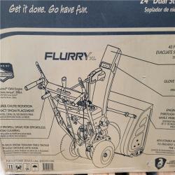 CALIFORNIA AS-IS APPEARS NEW MURRAZ 24 DUAL STAGE SNOW BLOWER