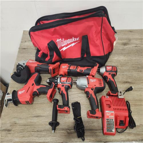 Phoenix Location NEW Milwaukee M18 18-Volt Lithium-Ion Cordless Combo Kit (6-Tool) with Charger and Tool Bag (No Batteries)