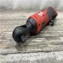 AS-IS Milwaukee 12V Lithium-Ion Cordless 3/8 in. Ratchet (Tool-Only)
