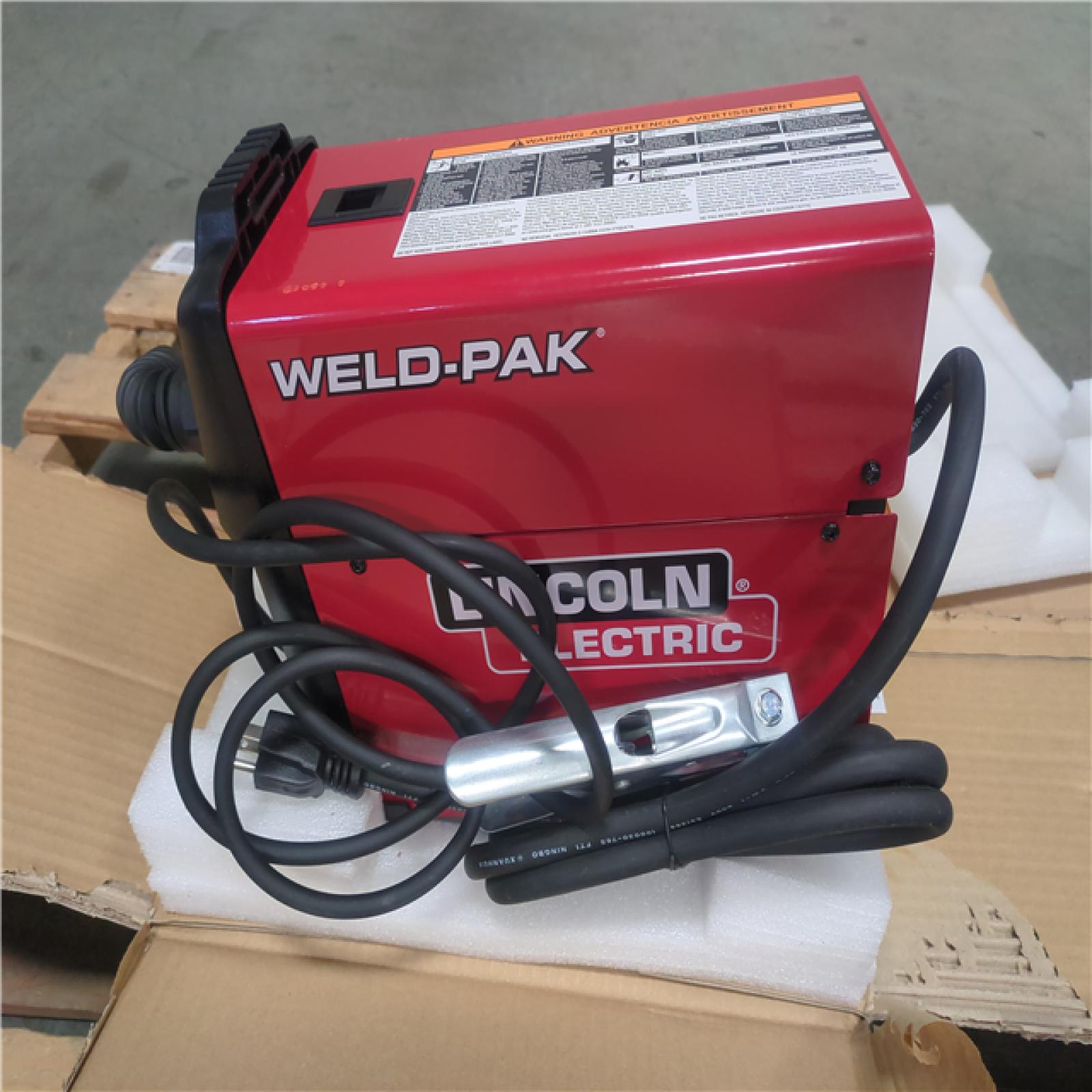 CALIFORNIA AS-IS lINCOLN ELECTRIC WELD-PAK