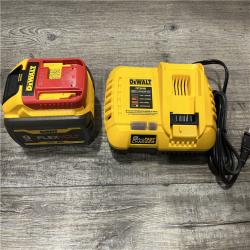 AS-IS DEWALT 20V/60V MAX FLEXVOLT Lithium-Ion 9.0Ah Battery and Charger Starter Kit