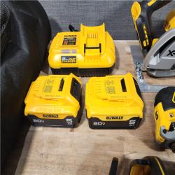HOUSTON LOCATION - AS-IS (APPEARS LIKE NEW) DEWALT 20V Lithium-Ion Cordless 5-Tool Combo Kit