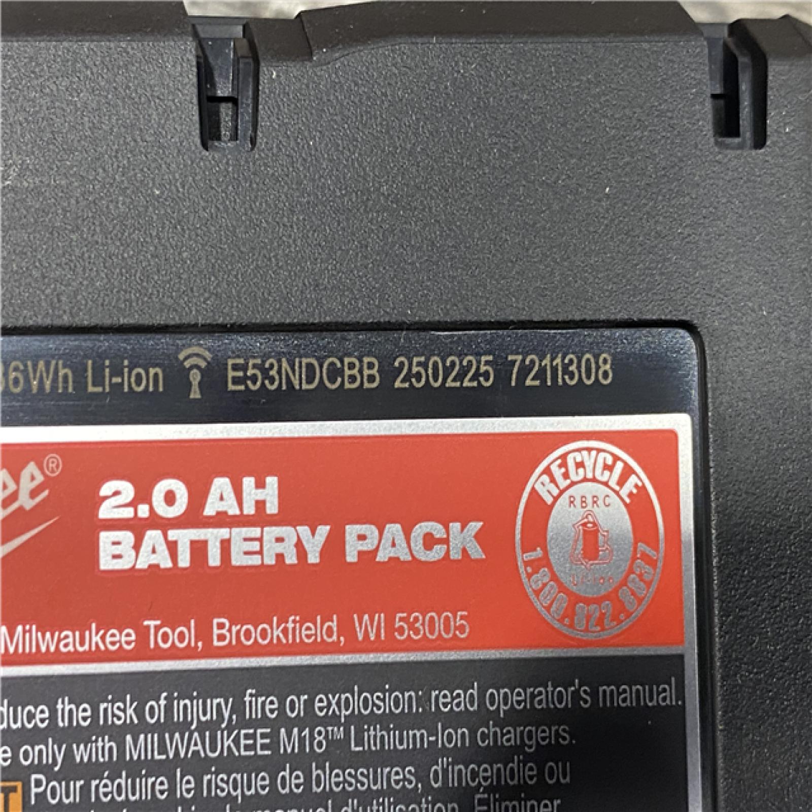 AS-IS Milwaukee 18V Lithium-Ion Brushless Cordless Compact Drill/Impact Combo Kit