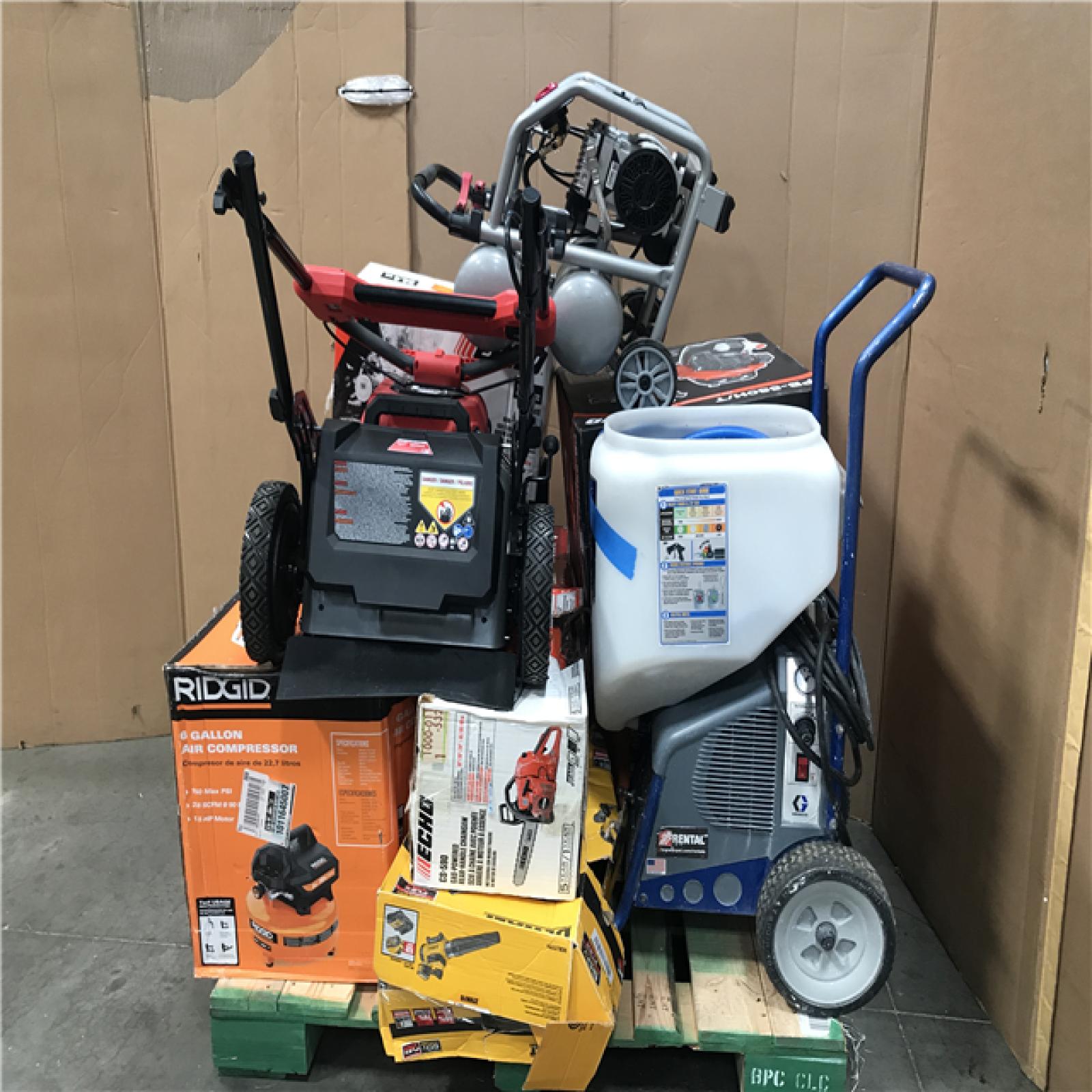 CALIFORNIA AS-IS OUTDOOR POWER EQUIPMENT