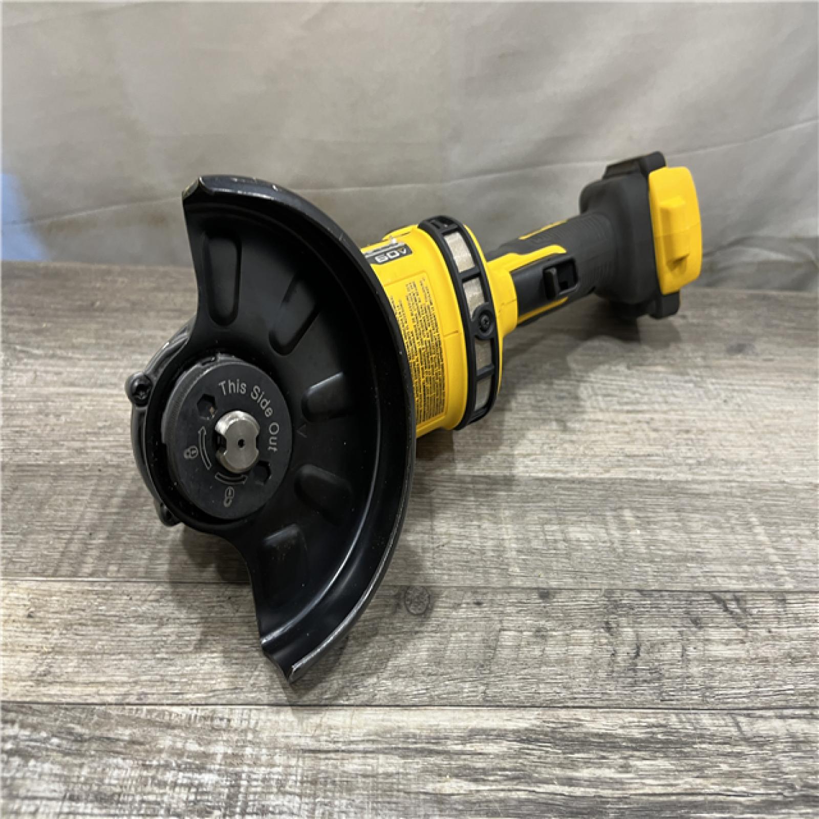 AS-IS DEWALT FLEXVOLT 60V MAX Cordless Brushless 4.5 in. to 6 in. Small Angle Grinder with Kickback Brake (Tool Only)