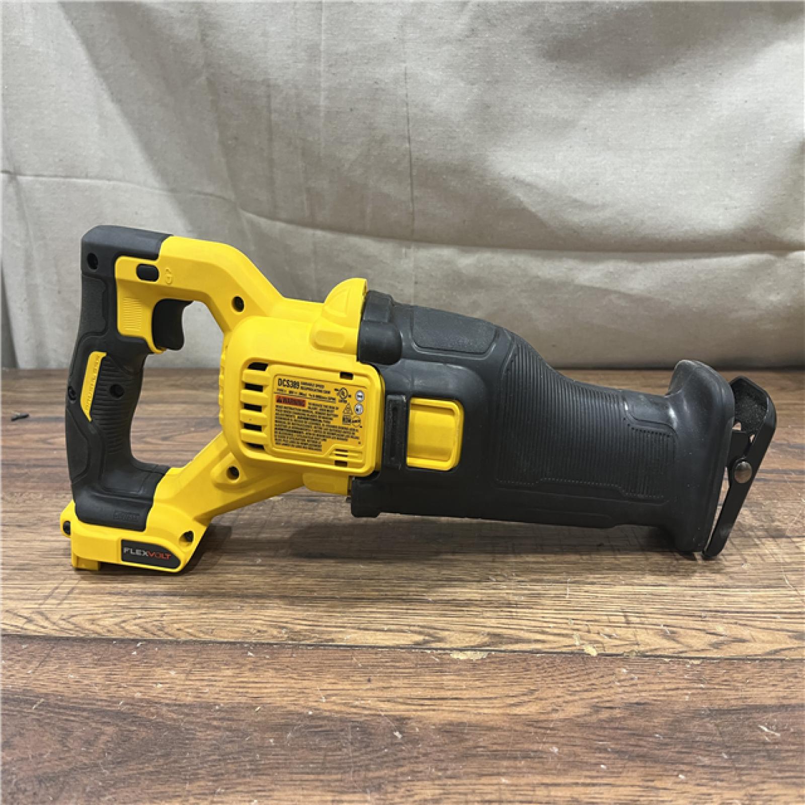 AS-IS DeWalt DCS389B FLEXVOLT 60V MAX Cordless Brushless Reciprocating Saw (Tool-Only)