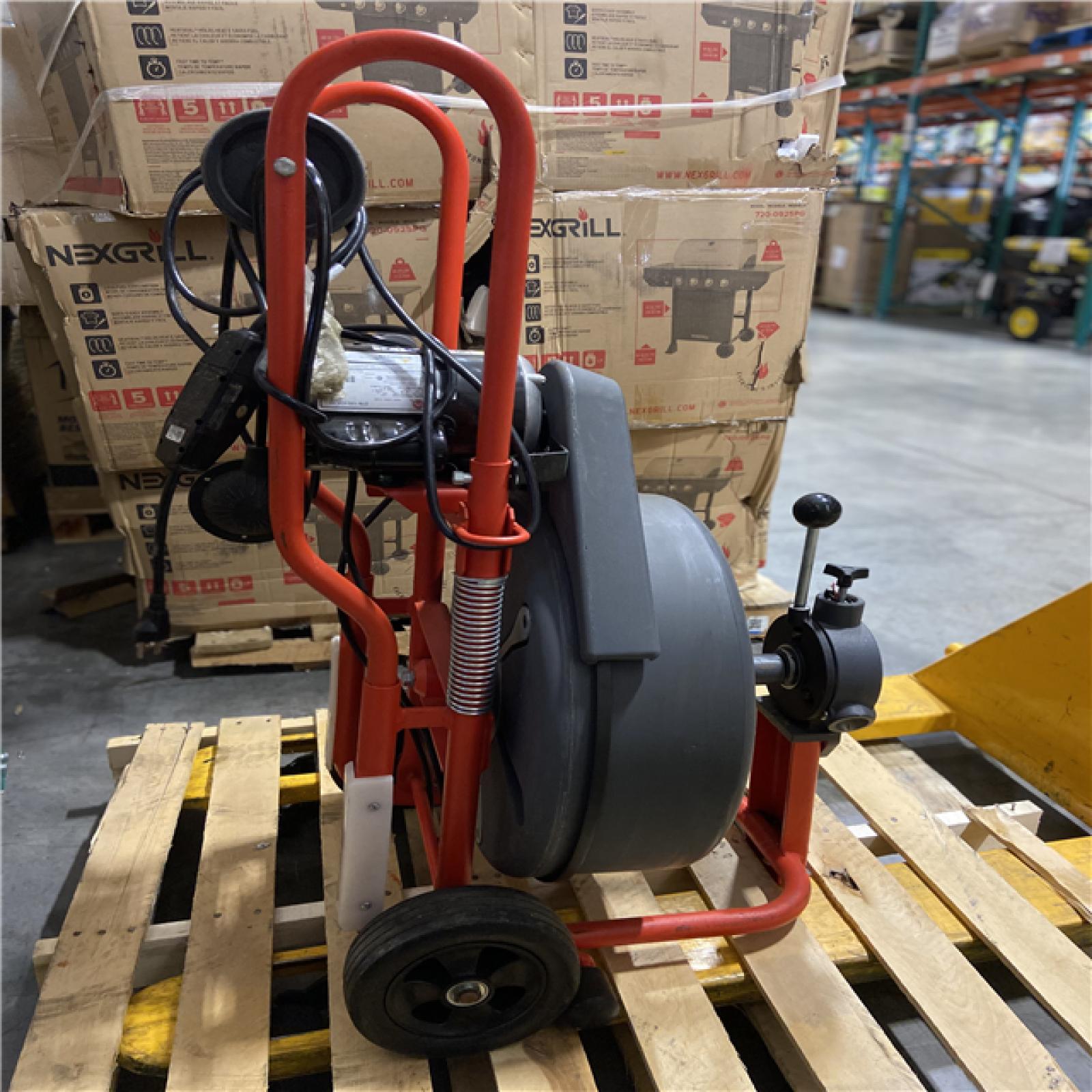 DALLAS LOCATION - RIDGID K-750 Drain Cleaning Snake Auger Drum Machine