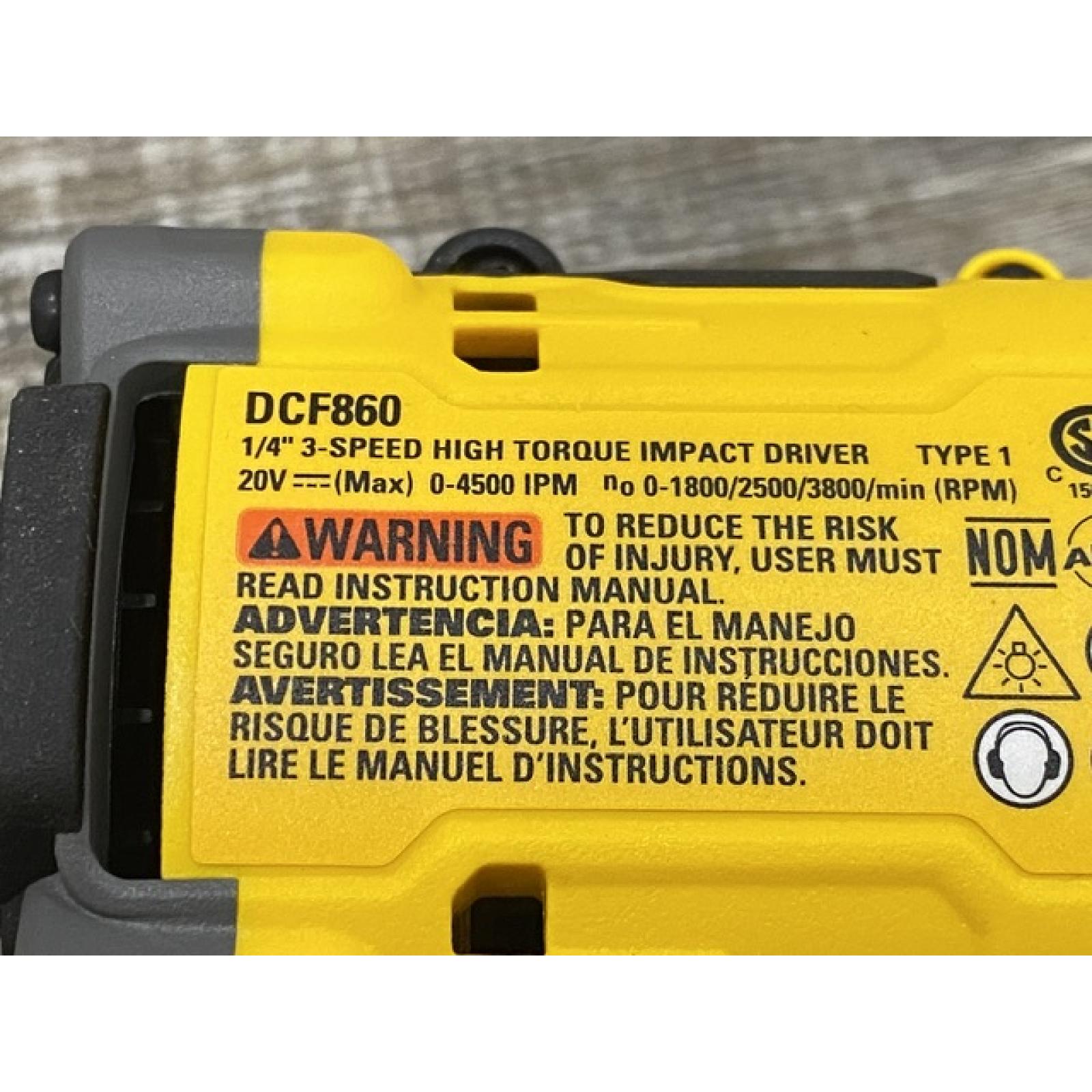 AS-IS DEWALT 20V MAX XR Cordless Impact Driver (Tool Only)