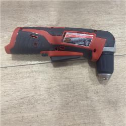 AS-IS Milwaukee M12 12-Volt Lithium-Ion Cordless 3/8 in. Right Angle Drill (Tool-Only)