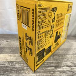 AS-IS DEWALT 20V MAX Cordless Drill/Impact 2 Tool Combo Kit