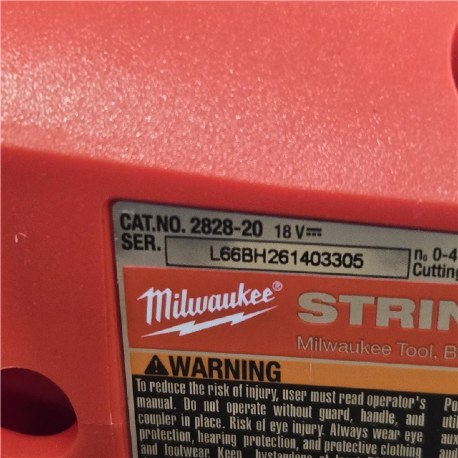 AS-IS Milwaukee M18 Battery String Trimmer Kit