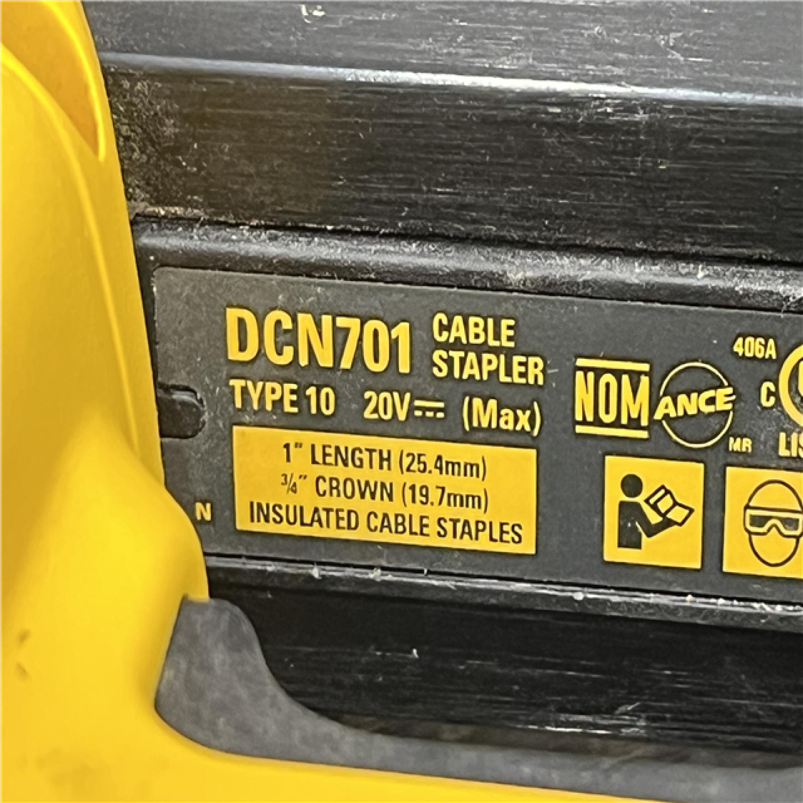 AS-IS DEWALT 20V MAX Lithium-Ion Cordless Cable Stapler Kit