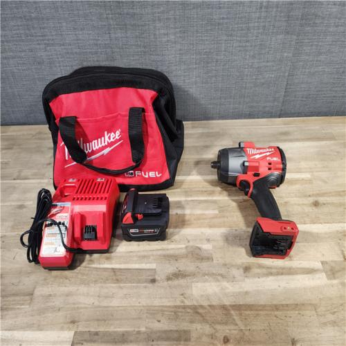HOUSTON LOCATION - AS-IS Milwaukee M18 1/2 in. Cordless Brushless High Torque Impact Wrench Kit (Battery & Charger)