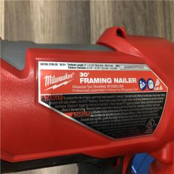 AS-IS Milwaukee  FUEL 3-1/2 in. 18-Volt 30-Degree Lithium-Ion Brushless Cordless Framing Nailer (Tool-Only)