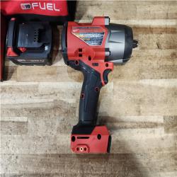 HOUSTON LOCATION - AS - IS Milwaukee FUEL 18V Lithium-Ion Brushless Cordless 1/2 in. Impact Wrench w/Friction Ring Kit