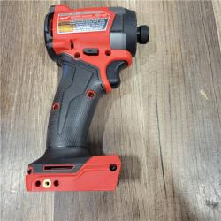 AS-IS Milwaukee 2953-20 18V Lithium-Ion Brushless Cordless 1/4   Hex Impact Driver Bare Tool  Red