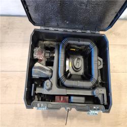 AS-IS- 20-Volt MAX Lithium-Ion 150 ft. Red Self-Leveling Rotary Laser Level with Detector  Battery 2Ah  Charger  & TSTAK Case