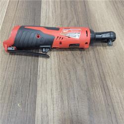 AS-IS MILWAUKEE 2457-20 .38 in. M12 Cordless Ratchet Only