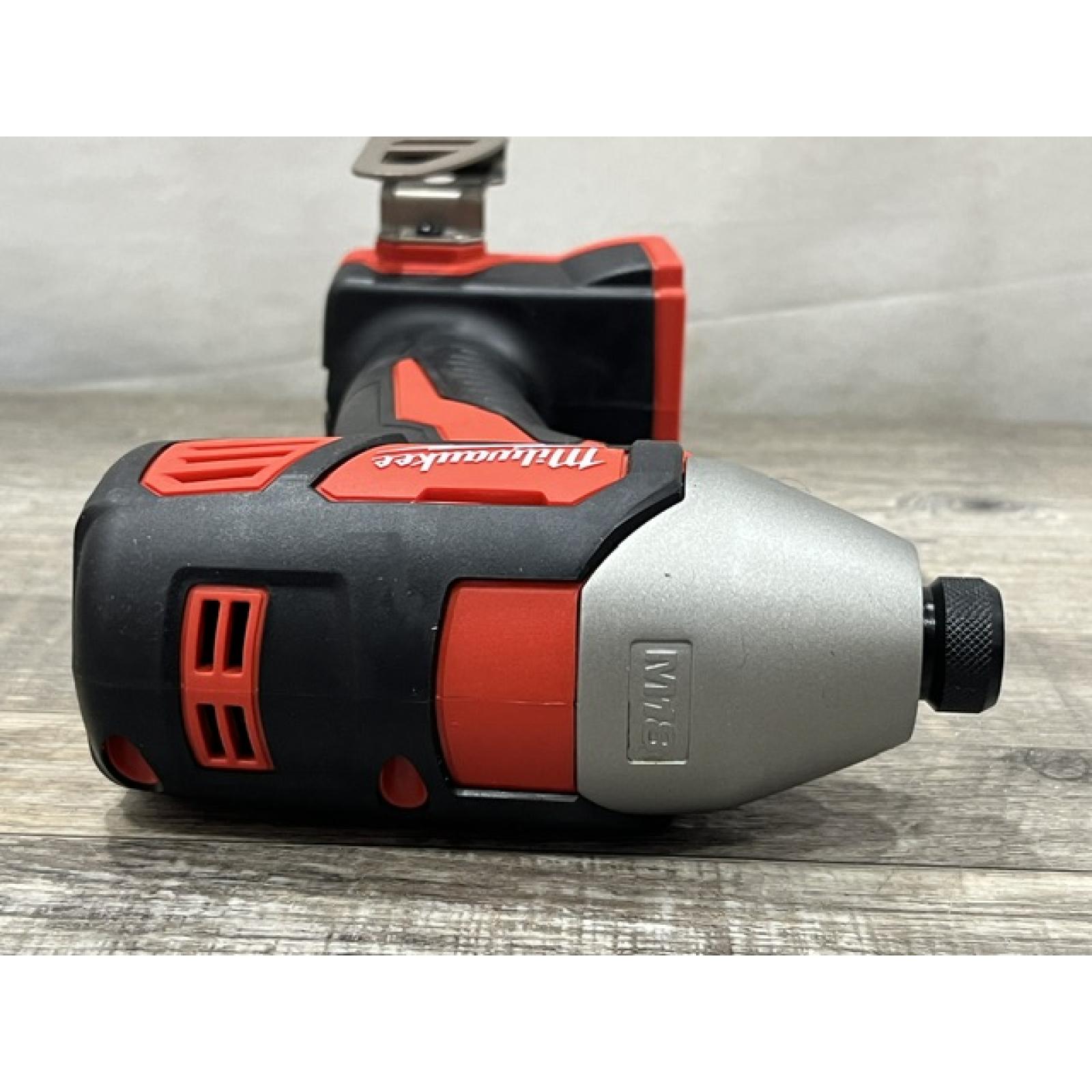 AS-IS Milwaukee 18V Lithium-Ion Cordless Drill Driver/Impact Driver Combo Kit