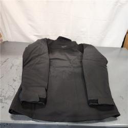 AS-IS- Milwaukee Men's Large 12-Volt Lithium-Ion Cordless Tough Shell Black Heated Jacket with (1) 3.0 Ah Battery and Charger
