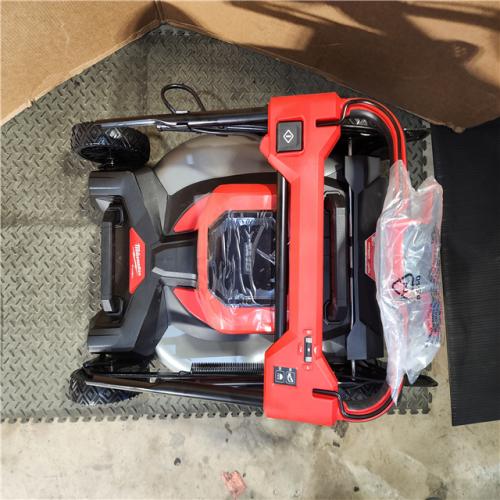HOUSTON LOCATION - AS-IS M18 FUEL Brushless Cordless 21 in. Walk Behind Dual Battery Self-Propelled Mower W/(2) 12.0Ah Battery and Rapid Charger
