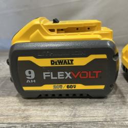 AS-IS DEWALT 20V/60V MAX FLEXVOLT Lithium-Ion 9.0Ah Battery and Charger Starter Kit