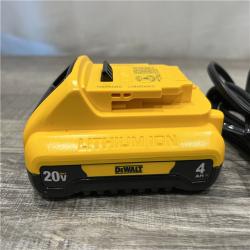 AS-IS DEWALT 20-Volt MAX Lithium-Ion 4.0Ah Battery with 12-Volt to 20-Volt MAX Charger