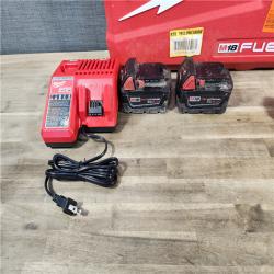 HOUSTON LOCATION - AS-IS MILWAUKEE M18 FUEL 18V Lithium-Ion Brushless Cordless Hammer Drill and Impact Driver Combo Kit (2-Tool) with 2 Batteries