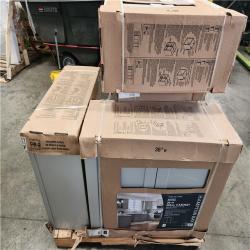 Phoenix Location AS-IS Hampton Bay Assembled Wall Kitchen Cabinet in Dove Gray Pallet