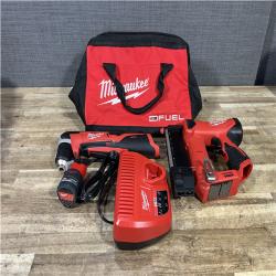 Houston Location AS-IS Milwaukee Pin Nailer and Right Angle Drill and Battery with Charger