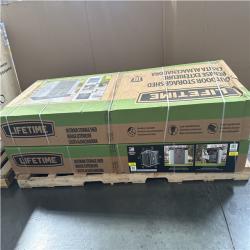 CALIFORNIA AS IS LIFETIME OUTDOOR STORAGE SHED