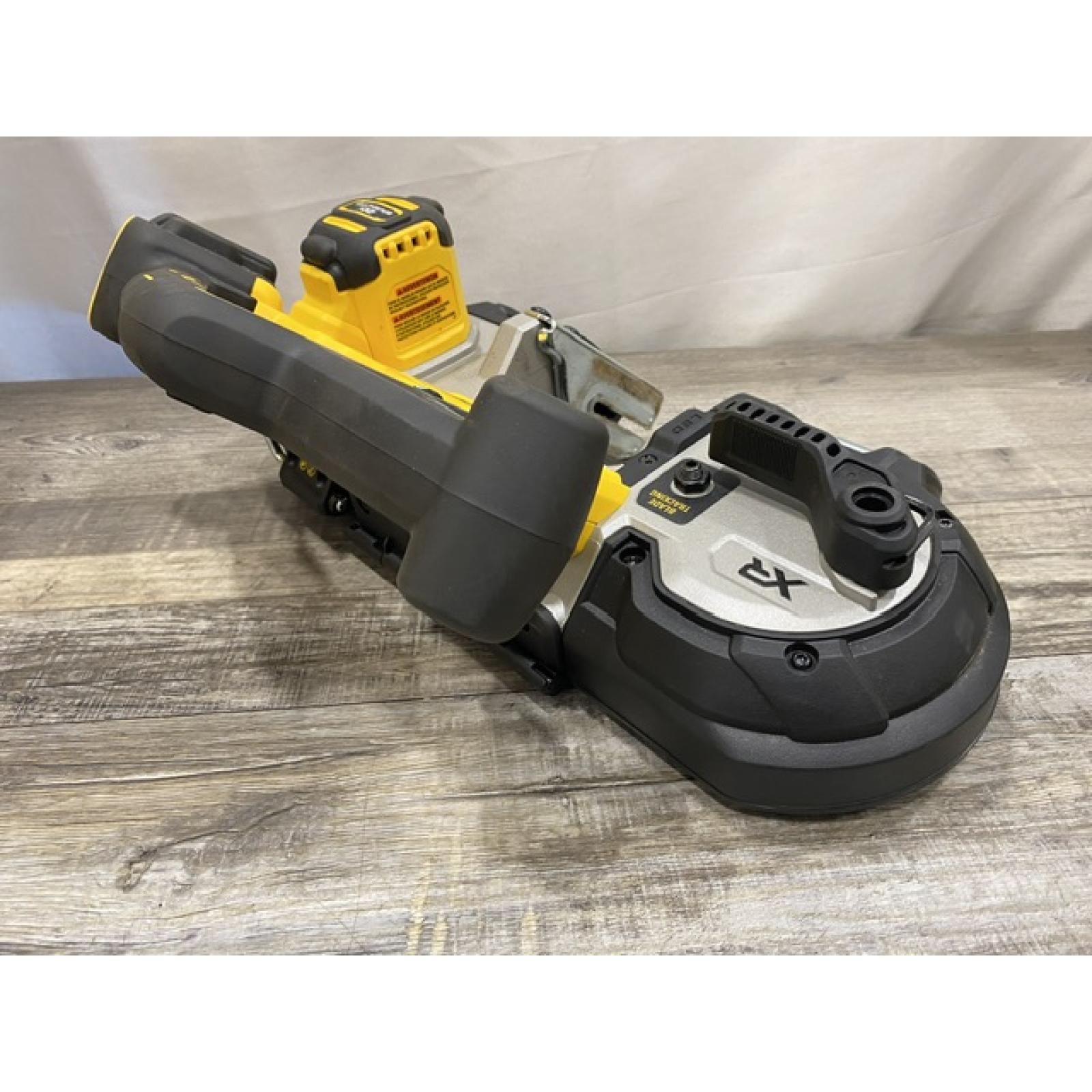 AS-IS DEWALT 20-Volt MAX 3-3/8 in. Cordless Brushless Bandsaw (Tool-Only)